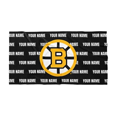 Chad & Jake Boston Bruins 30" x 60" Personalized Horizontal Towel