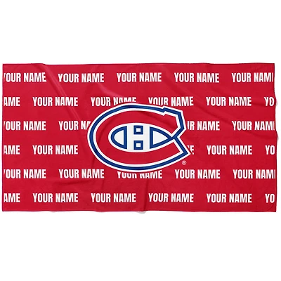 Chad & Jake Montreal Canadiens 30" x 60" Personalized Horizontal Towel