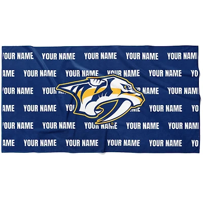 Chad & Jake Nashville Predators 30" x 60" Personalized Horizontal Towel