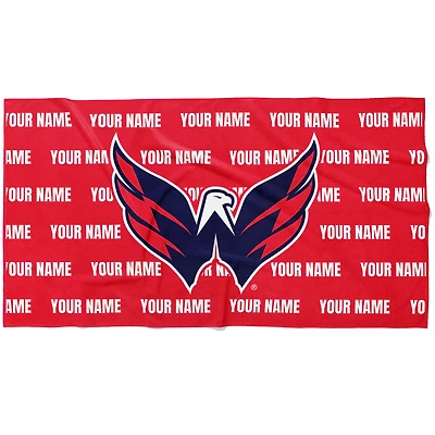 Chad & Jake Washington Capitals 30" x 60" Personalized Horizontal Towel