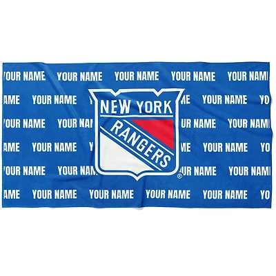 Chad & Jake New York Rangers 30" x 60" Personalized Horizontal Towel