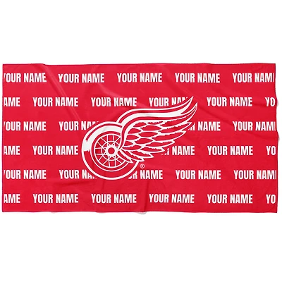 Chad & Jake Detroit Red Wings 30" x 60" Personalized Horizontal Towel
