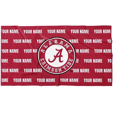 Chad & Jake Alabama Crimson Tide 30" x 60" Personalized Horizontal Towel
