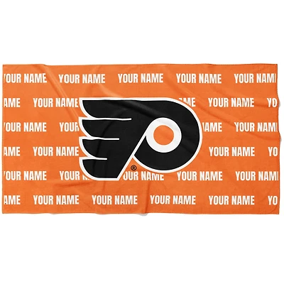 Chad & Jake Philadelphia Flyers 30" x 60" Personalized Horizontal Towel