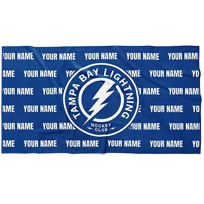 Chad & Jake Tampa Bay Lightning 30" x 60" Personalized Horizontal Towel