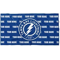 Chad & Jake Tampa Bay Lightning 30" x 60" Personalized Horizontal Towel