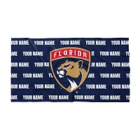 Chad & Jake Florida Panthers 30" x 60" Personalized Horizontal Towel