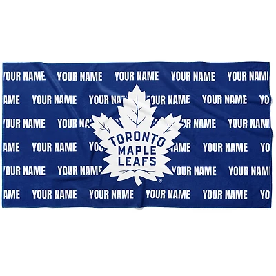 Chad & Jake Toronto Maple Leafs 30" x 60" Personalized Horizontal Towel