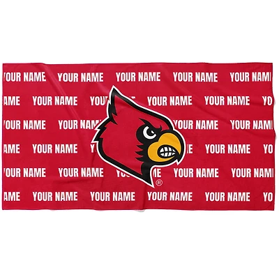 Chad & Jake Louisville Cardinals 30" x 60" Personalized Horizontal Towel