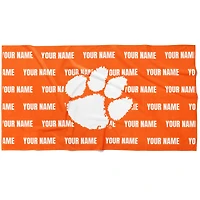 Chad & Jake Clemson Tigers 30" x 60" Personalized Horizontal Towel