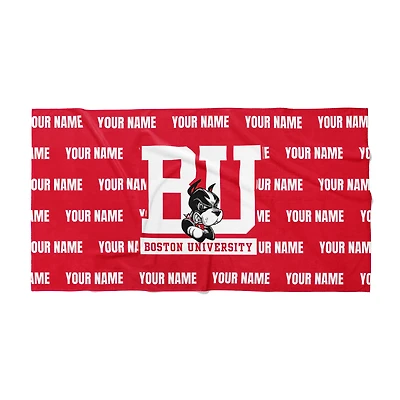 Chad & Jake Boston University 30" x 60" Personalized Horizontal Towel