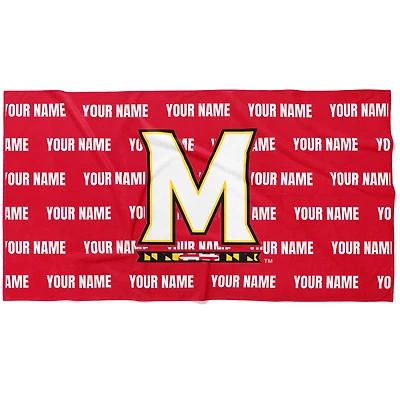 Chad & Jake Maryland Terrapins 30" x 60" Personalized Horizontal Towel