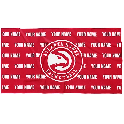 Chad & Jake Atlanta Hawks 30" x 60" Personalized Horizontal Towel