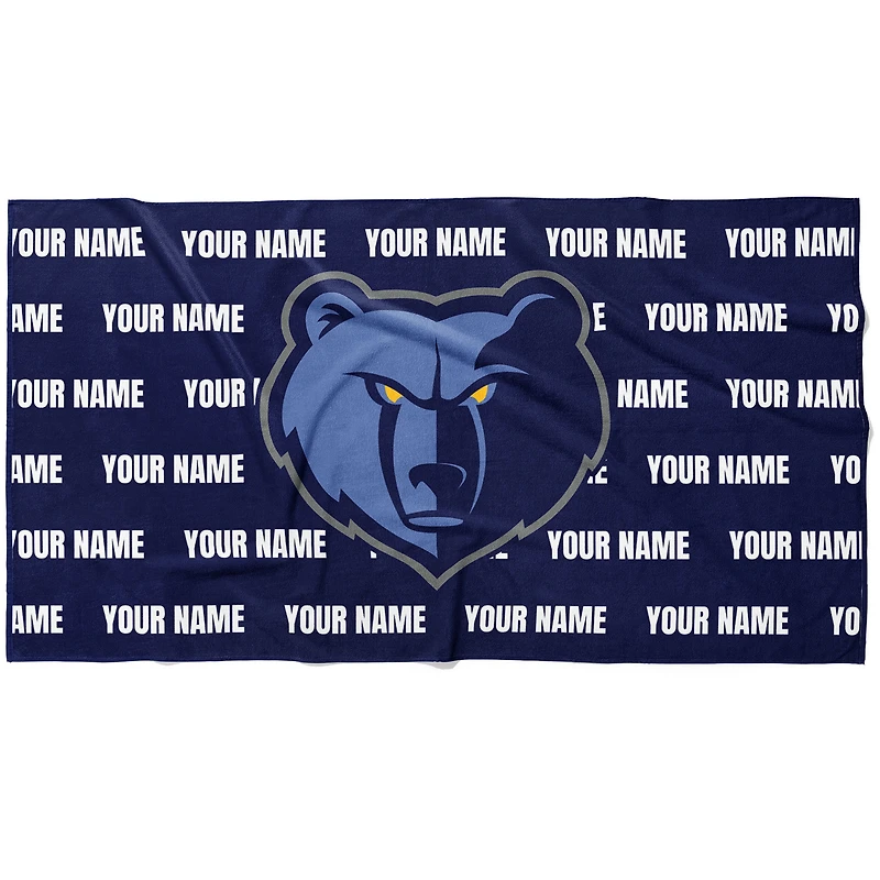 Chad & Jake Memphis Grizzlies 30" x 60" Personalized Horizontal Towel