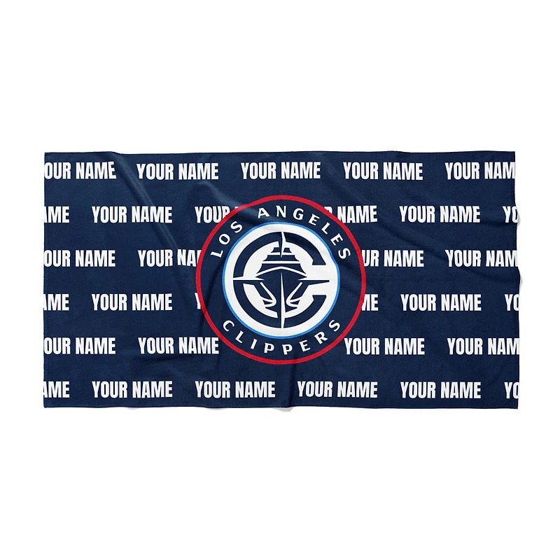 Chad & Jake LA Clippers 30" x 60" Personalized Horizontal Towel