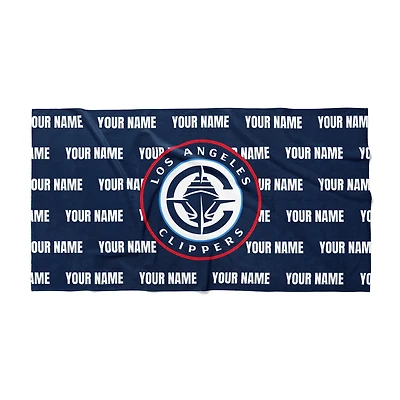 Chad & Jake LA Clippers 30" x 60" Personalized Horizontal Towel