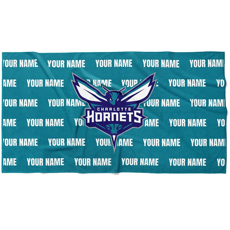 Chad & Jake Charlotte Hornets 30" x 60" Personalized Horizontal Towel