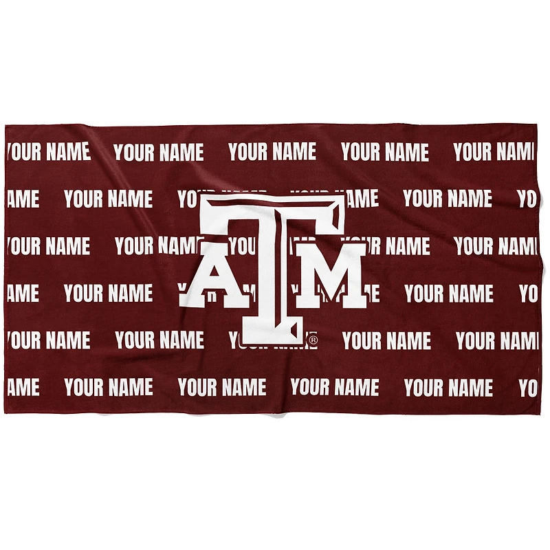 Chad & Jake Texas A&M Aggies 30" x 60" Personalized Horizontal Towel