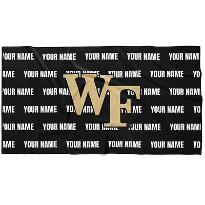 Chad & Jake Wake Forest Demon Deacons 30" x 60" Personalized Horizontal Towel