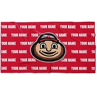Chad & Jake Ohio State Buckeyes Brutus Buckeye 30" x 60" Personalized Horizontal Towel