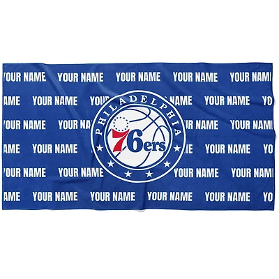 Chad & Jake Philadelphia 76ers 30" x 60" Personalized Horizontal Towel