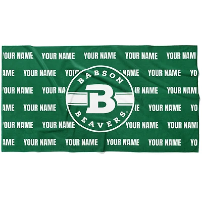 Chad & Jake Babson Beavers 30" x 60" Personalized Horizontal Towel
