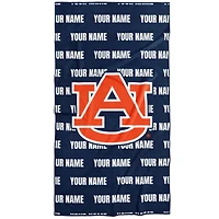 Chad & Jake Auburn Tigers 30" x 60" Personalized Repeat Vertical Towel