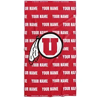 Chad & Jake Utah Utes 30" x 60" Personalized Repeat Vertical Towel