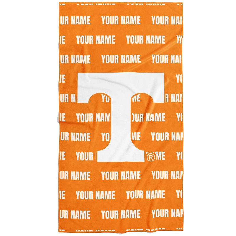 Chad & Jake Tennessee Volunteers 30" x 60" Personalized Repeat Vertical Towel