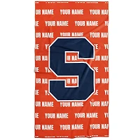 Chad & Jake Syracuse Orange 30" x 60" Personalized Repeat Vertical Towel