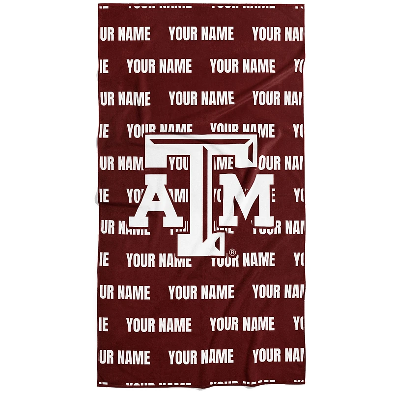 Chad & Jake Texas A&M Aggies 30" x 60" Personalized Repeat Vertical Towel