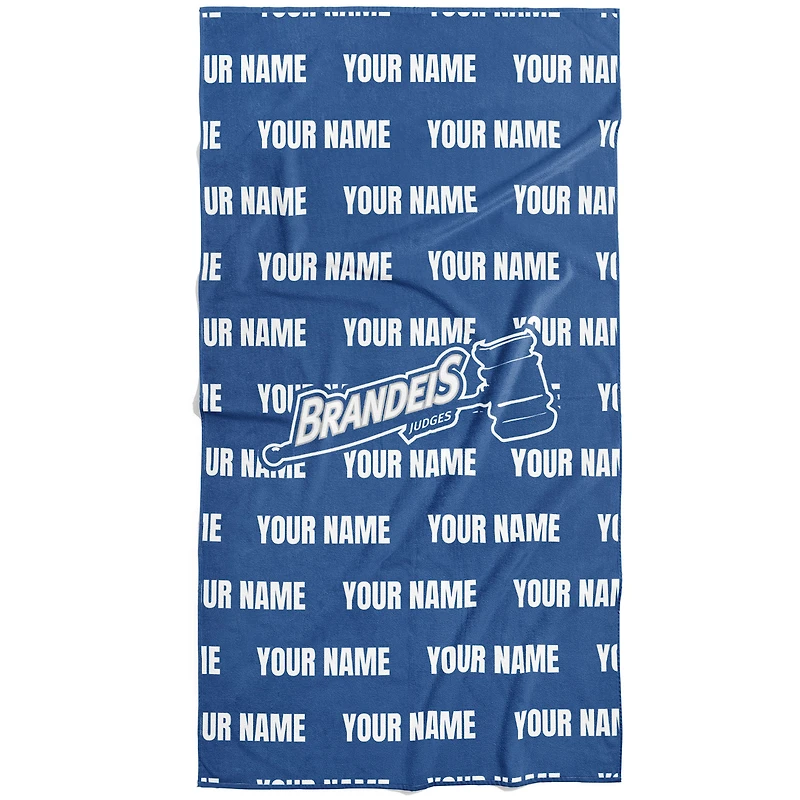 Chad & Jake Brandeis University Judges 30" x 60" Personalized Repeat Vertical Towel