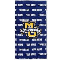 Chad & Jake Marquette Golden Eagles 30" x 60" Personalized Repeat Vertical Towel