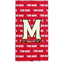 Chad & Jake Maryland Terrapins 30" x 60" Personalized Repeat Vertical Towel