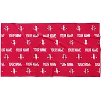 Chad & Jake Houston Rockets 30" x 60" Personalized Repeat Logo Horizontal Towel