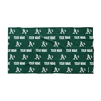 Chad & Jake Oakland Athletics 30" x 60" Personalized Repeat Logo Horizontal Towel