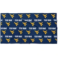 Chad & Jake West Virginia Mountaineers 30" x 60" Personalized Repeat Logo Horizontal Towel