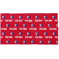 Chad & Jake Philadelphia 76ers 30" x 60" Personalized Repeat Logo Horizontal Towel