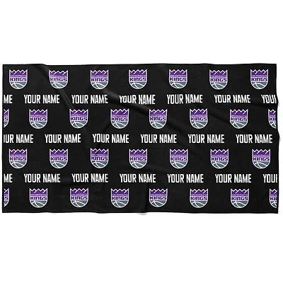 Chad & Jake Sacramento Kings 30" x 60" Personalized Repeat Logo Horizontal Towel