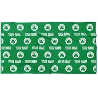Chad & Jake Boston Celtics 30" x 60" Personalized Repeat Logo Horizontal Towel