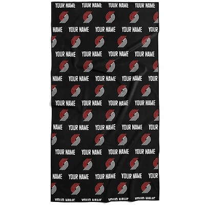 Chad & Jake Portland Trail Blazers 30" x 60" Personalized Repeat Logo Vertical Towel