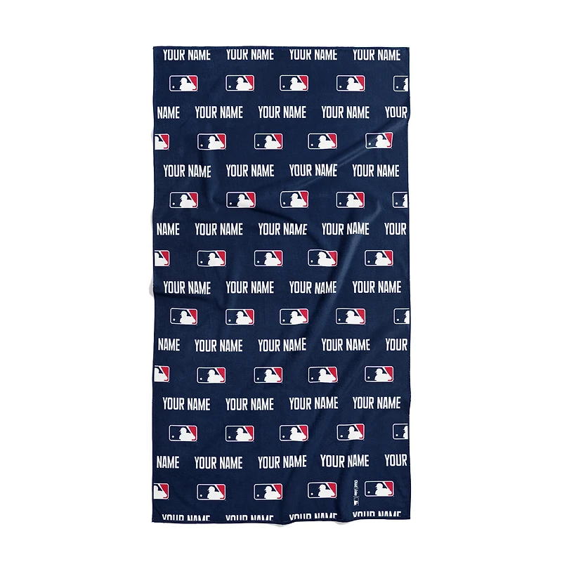 Chad & Jake MLB 30" x 60" Personalized Repeat Logo Vertical Towel