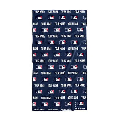 Chad & Jake MLB 30" x 60" Personalized Repeat Logo Vertical Towel