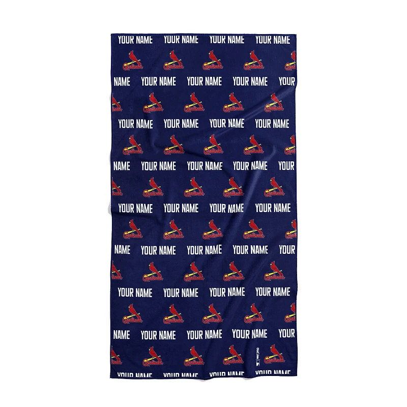 Chad & Jake St. Louis Cardinals 30" x 60" Personalized Repeat Logo Vertical Towel