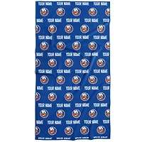 Chad & Jake New York Islanders 30" x 60" Personalized Repeat Logo Vertical Towel