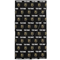 Chad & Jake Vegas Golden Knights 30" x 60" Personalized Repeat Logo Vertical Towel