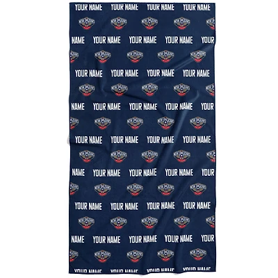 Chad & Jake New Orleans Pelicans 30" x 60" Personalized Repeat Logo Vertical Towel
