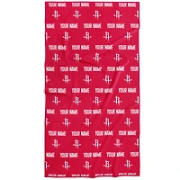 Chad & Jake Houston Rockets 30" x 60" Personalized Repeat Logo Vertical Towel