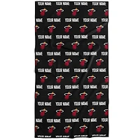 Chad & Jake Miami Heat 30" x 60" Personalized Repeat Logo Vertical Towel