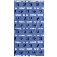 Chad & Jake Memphis Grizzlies 30" x 60" Personalized Repeat Logo Vertical Towel